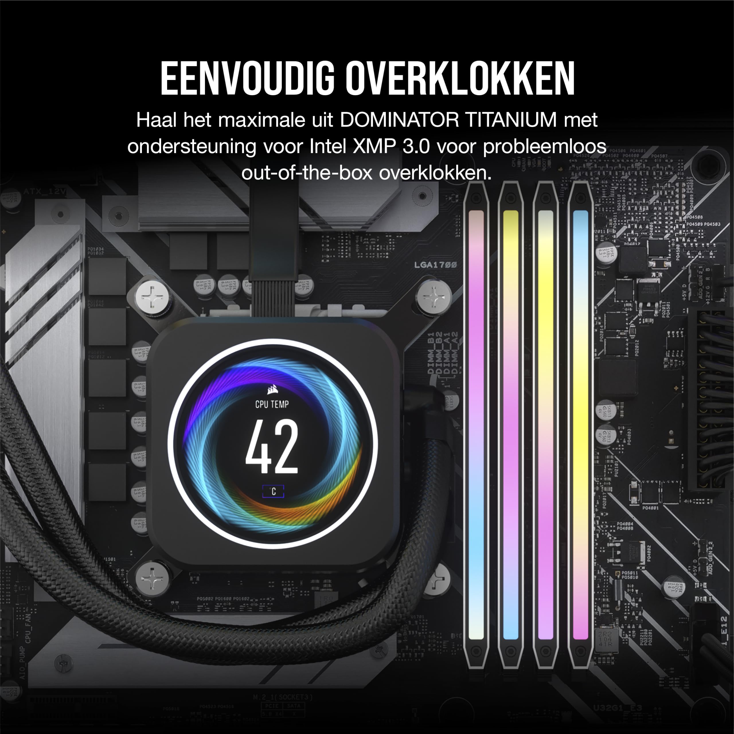 CORSAIR DOMINATOR TITANIUM RGB DDR5 RAM 48GB (2x24GB) DDR5 7200MHz